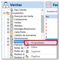 Configuración Ejemplo de un documento timbrado en el cual el concepto no tiene habilitada la edición de los comentarios (en color Azul).