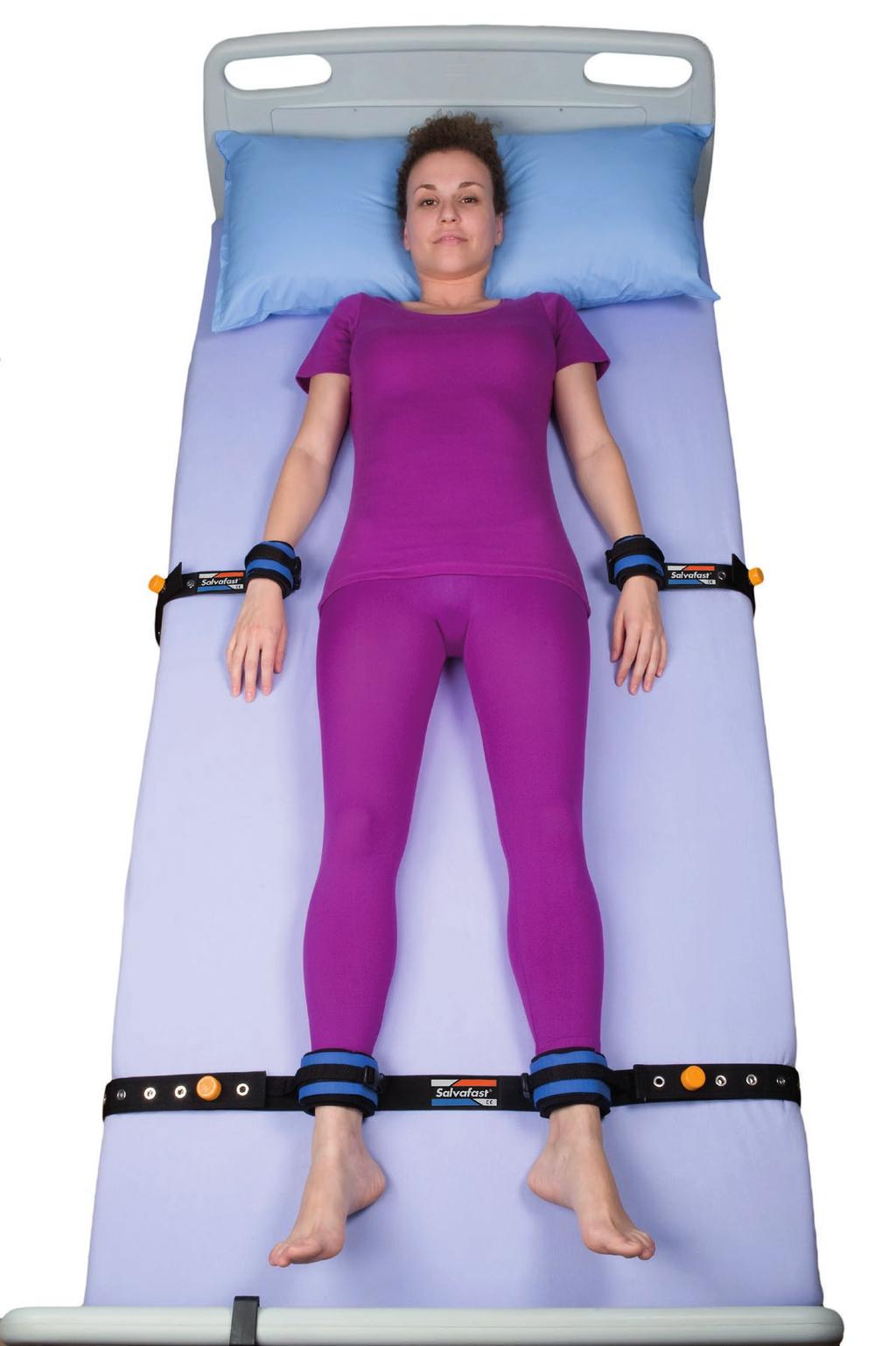 For BED Para CAMA QUICK RESTRAINT AND RELEASE ON BED Comfortable wristbands and ankle bands made with neoprene