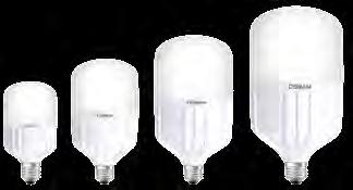 Soluciones LED HIGH WATTAGE HIGH WATTAGE Lámparas LED de alta potencia. Reemplazan a las lámparas tradicionales de mercurio y mezcladoras. Ideales para iluminar interiores de gran tamaño.