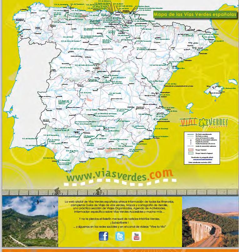 5. Otras Acciones. Inclusión de las Vías verdes Andaluzas en Spain.