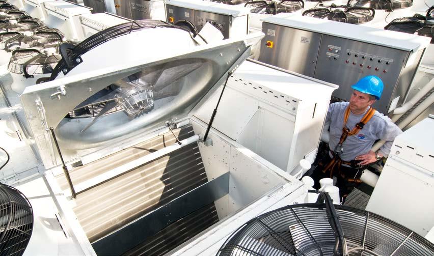 Funciones únicas para la tecnología de refrigeración El GMM ofrece diversas funciones especiales para el sistema de refrigeración Confiabilidad máxima en la operación Las fallas en la operación