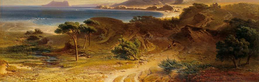 del Peñón de Gibraltar, 1855 Óleo sobre lienzo.