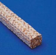 Estilo H-320 DESCRIPCIÓN: Kynol, es un tipo de fibra fenóica impregnada de PTFE. CONSTRUCCIÓN: Intertrenzada, tamaño de la trenza 3.2 mm (1/8 ) y 4.
