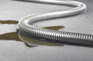 3.2 Sistemas de Protección para Cables Sistemas de Protección con Tubos Metálicos Tubos Metálicos SSC Tubos de Acero Inoxidable Los tubos de acero inoxidable son especialmente adecuados para una