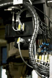 3.5 Sistemas de Protección para Cables Tubos de Protección y Funda Helicoidal Organizador de Cables - Helawrap HWPAV0 con Retardante de Llama y Resistente a la Abrasión Helawrap HWPAV0 es usado para