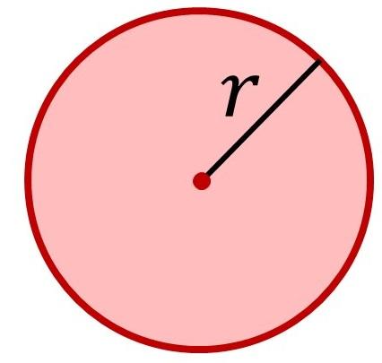 5 El área de un circulo de radio r es 144 m ( ver imagen), cuál es la medida de diámetro de la circunferencia? 2 6 RESPONDE LAS PREGUNTAS 6 Y 7 DE ACUERDO A LA SIGUIENTE INFORMACIÓN.