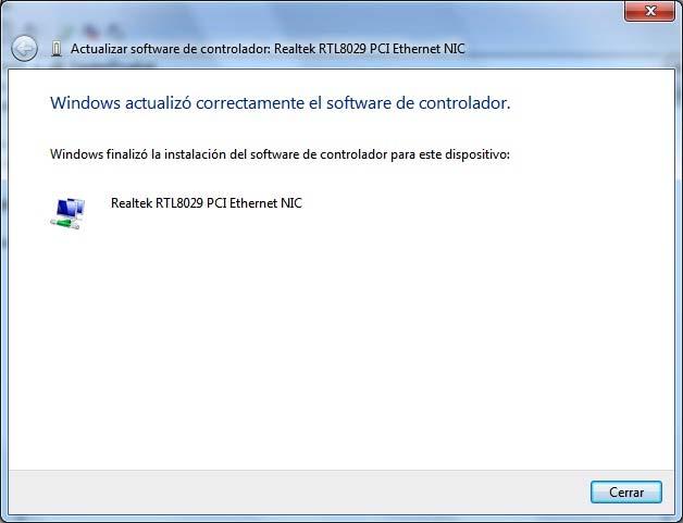 Si el proceso finaliza correctamente Windows 7 te mostrará una pantalla como la que se muestra en la figura 4.9. Figura 4.7 Instalar desde disco. Si pulsas sobre Siguiente en la figura 4.
