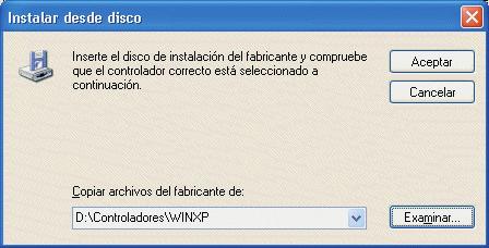 Instalación para Windows XP.