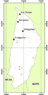 Sangolquí y San Rafael, mientras que en las poblaciones de Amaguaña y Cotogchoa de cierta forma si es concéntrica como se muestra en la Fig.