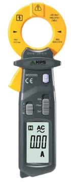 Pinzas amperimétricas KPS-MS2006B Pinza de fugas 602150020 EAN13: 8435394710181 PVP: 178,00 Tres escalas seleccionables manualmente:
