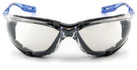 Son lentes de policarbonato duro y con recubrimiento DX antiempañamiento y anti-rayaduras.