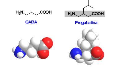 5.8 FARMACOCINÉTICA Y FARMACODINÁMIA DE LA PREGABALINA CAPSULAS 5.8.1 Estructura Química. La pregabalina es un análogo del ácido γ-aminobutírico (GABA).