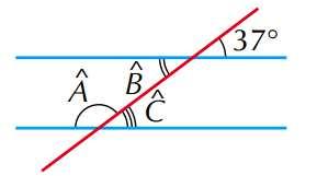 a ) Calcula la mesura de l angle suplementari del de 53º : b) Calcula la mesura de l angle complementari d un de 47º