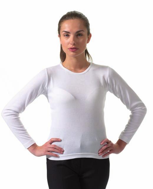 Camiseta Mujer 50% algodón - 50% poliéster Canalé 1 x 1, 200 grs.
