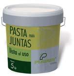 PASTAS Pasta lista al uso: facilita el trabajo al instalador.