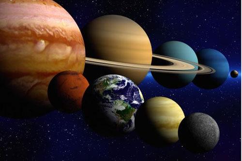 Los planetas, junto al movimiento diurno, poseen además Así, Sol, Luna y planetas otro, siguiendo al Sol, a lo tienen un movimiento largo de la Eclíptica.