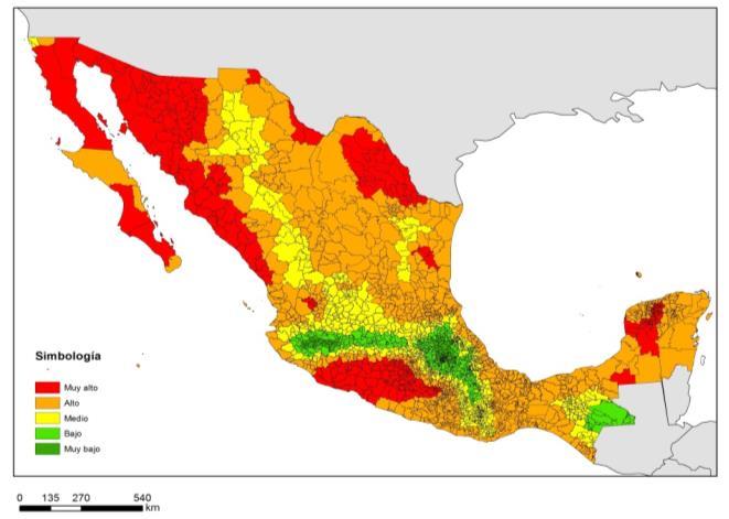 México es particularmente vulnerable a los impactos del cambio climático 305 347 358 384 399 411 12º lugar 417 Mton CO 2 1.
