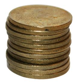 7 Cuál es el resultado de 15 + 3? A. 17 B. 18 C. 45 D. 48 8 La siguiente imagen muestra una pila formada por monedas de $10: Cuánto dinero hay en total en la pila de monedas? A. $10 B.