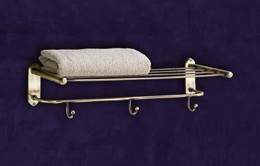 repisa con perchas Towel shelf with hooks Tablette avec