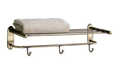 COMPLEMENTOS Toallero repisa con perchas Towel shelf with hooks Tablette