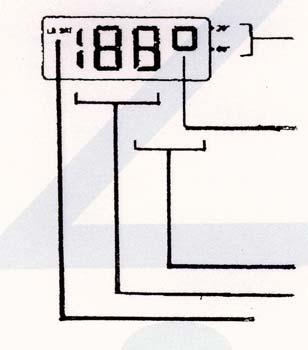 3. Denominación de los componentes Pantalla Sensor Compartimento de la batería Cable en espiral Protector con punto de referencia de calibración (parte posterior del aparato) Pantalla / Indicador