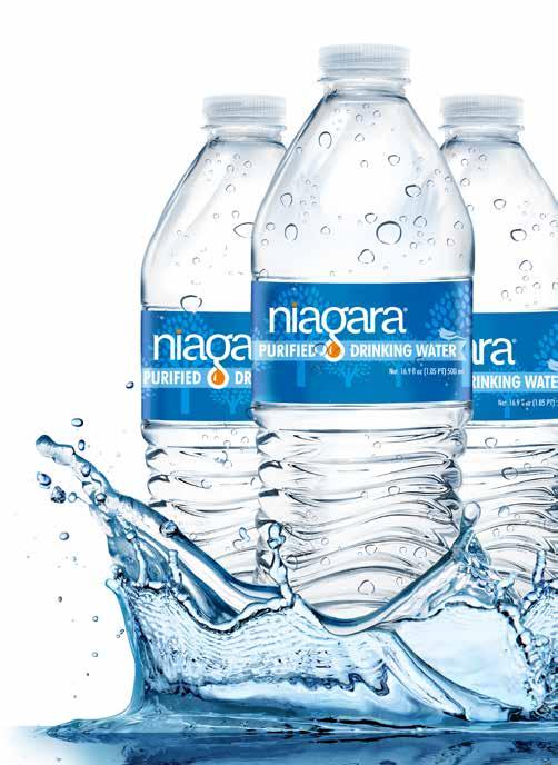 Ubicación de Niagara Niagara Bottling utiliza tecnologías de avanzada de purificación, filtrado y desinfección para producir productos seguros y refrescantes para disfrute de