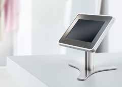 TabletSafe DeskStand NOVUS Soporte de sobremesa para TabletSafe NOVUS Soporte para tablet móvil práctico para una presentación y comunicación