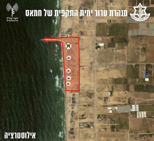 11 El túnel terrorista submarino de Hamás en el norte de la Franja de Gaza que fue atacado por las FDI (sitio web del Portavoz de las FDI, 10 de junio de 2018) La Franja de Gaza La situación