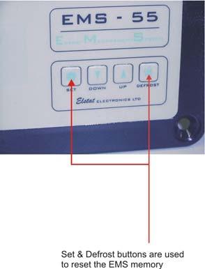 Mantener el botón pulsado hasta que el display muestre USE, soltar el botón y la matriz de horarios se borrará.