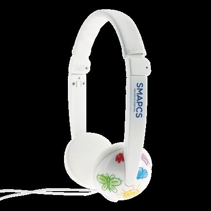 09656 AURICULARES KIDS Ventajas principales: Limitador de decibelios incorporado (85 db*) para proteger los oídos Plegables Diadema especialmente diseñada para que se adapte a la cabeza de un niño