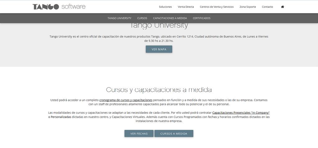 Aplicaciones y tendencias 31 UNIVERSITY Tango university (cursos y capacitaciones) utiliza su propio color (ver Paleta Cromática de submarcas, y