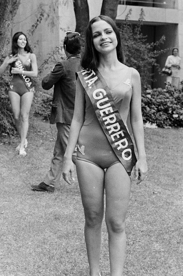 Elsa Caballero Vela, Señorita Guerrero 1972 logró clasificarse en las 20 semifinalistas en
