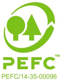 PEFC distingue con su sello a los productos procedentes de bosques certificados y que han estado sometidos a estrictos controles en su proceso de producción, a través de la cadena de custodia PEFC.