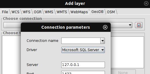 Bases de datos SQLServer En gvsig Desktop 2.4 se dispone de soporte a la base de datos SQL Server.