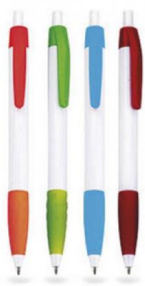 XABOL BP 8412B Clip y Grip Material: Plástico Funciones: Bolígrafo con clip de color y Grip de Goma Tipo de Impresión: Serigrafía / Tampografía Colores: Blanco/Negro, Blanco/Verde, Blanco/Azul,