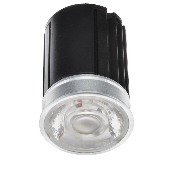led module AC Es compatible con la mayoría de las luminarias halógenas MR16 / GU10 existentes 10 W LED equivale a 50 W MR16 halógeno con mayor potencia lumínica Solución idónea para sustituir MR16 /