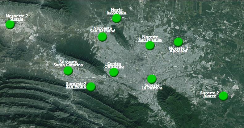 1. Sistema de Monitoreo Atmosférico del Área Metropolitana de Monterrey El Sistema Integral de Monitoreo Ambiental tiene por objetivo evaluar la calidad del aire con la finalidad de vigilar las