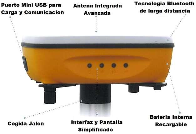 GNSS VRS KOLIDA S680 RECEPTOR GNSS PORTATIL Pantalla usuario simplificada Diseño Compacto, Ligero, Resistente y sin cables Doble frecuencia y receptor