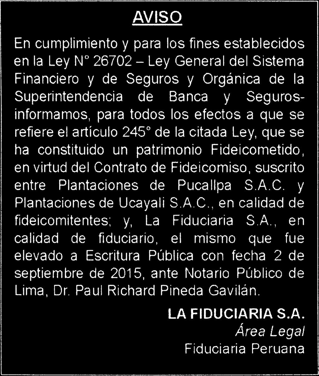 4 EL PERUANO I Lima, sábado 12 de septiembre de 2015 BOLETIN OFICIAL Isabel JURADO NACIONAL DE ELECCIONES Dirección Nacional de Registro de Organizaciones Políticas Asiento de Inscripción Fecha y