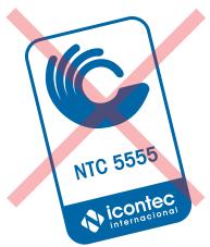 8 Aplicación de la marca de conformidad de la certificación ICONTEC en la documentación El uso de la marca de conformidad de la certificación ICONTEC solo se podrá aplicar en los siguientes tipos de