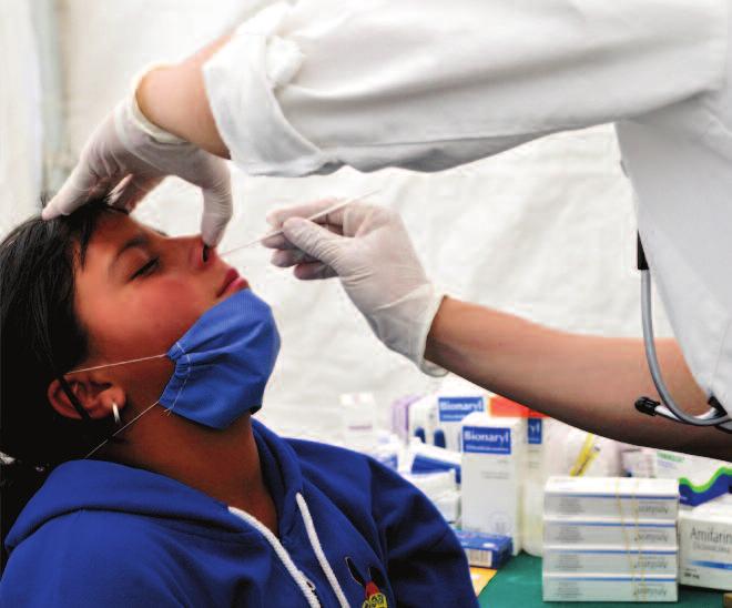 May 1 2 3 4 5 6 7 8 9 10 11 12 13 14 15 16 17 18 19 20 21 22 23 24 25 26 27 28 29 30 31 Mayo Maio Mai Public health workers in the Americas have been on the frontlines combating diseases.