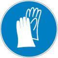 Los tiempos cortos con resistentes a productos químicos de látex guantes de la marca 374-3 ES clase 1 se utilizan.