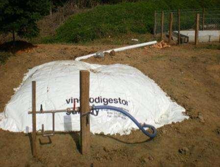 pergamino de café) Produce bio-gas con desechos