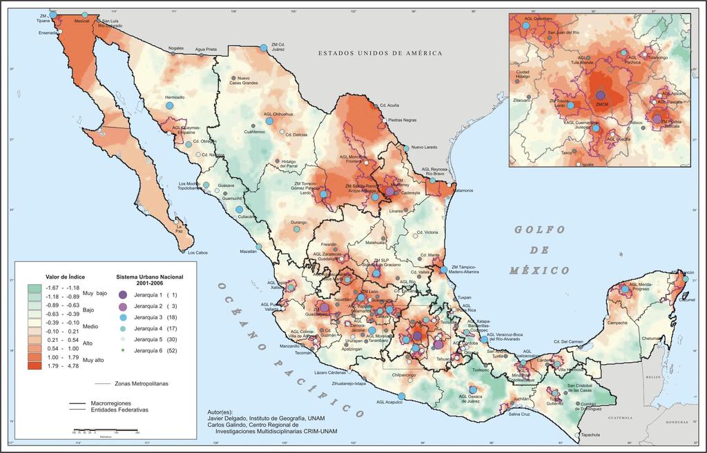 México: Índice de
