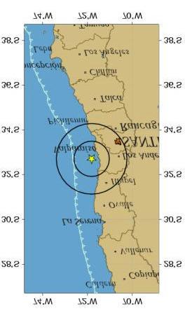 DEPARTAMENTO DE GEOFISICA Blanco Encalada 2002 - Casilla 2777 Teléfonos: 9784298 - Fax 56-2-6873508 Dirección web : http://www.sismologia.cl E-ma il: sismoguc@dgf.uchile.