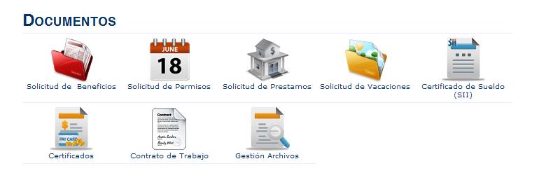 Documentos Esta opción dentro del Portal permite que el usuario pueda visualizar documentos