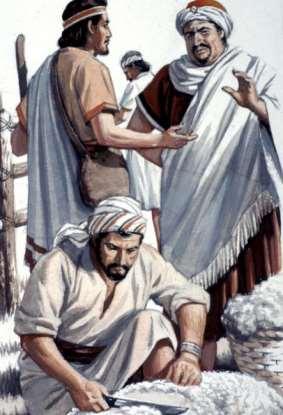 Entorno Mientras estaba en el desierto, David buscó apoyo de Nabal, a quien sus hombres