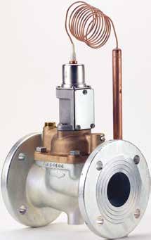 Folleto técnico Válvula de agua termostática WVTS Las válvulas de agua termostáticas de tipo WVTS son aptas para el control de la temperatura de un flujo de agua o salmuera neutra.