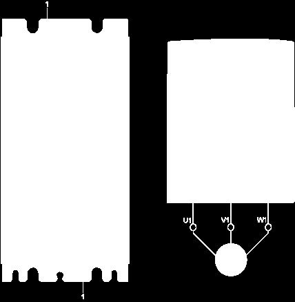 4 in Conexiones de alimentación, sección de cableado mínima necesaria Cable IEC mm² (Cu 70 C/158 F) (1) Cable UL AWG (Cu 75 C/167 F) (1) 6 8