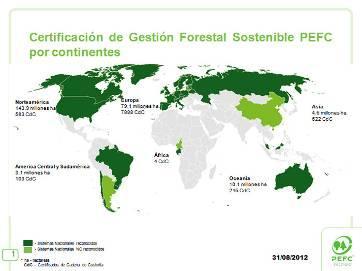 Ecoetiquetas: productos forestales Gestión sostenible de los bosques El FSC es una organización